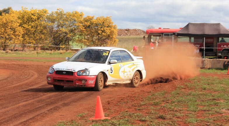 6 lap rally drive plus 1 bonus hot lap